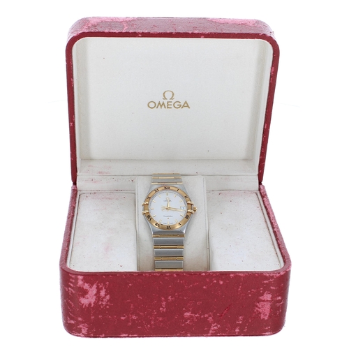 28 - Omega Constellation stainless steel and gold gentleman's wristwatch, reference no. 55294522, serial ... 