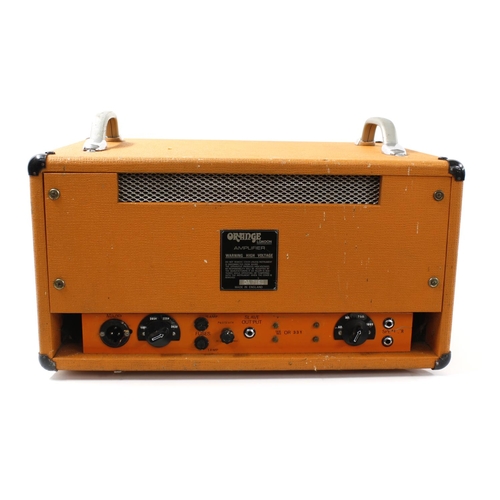 603 - 1970s Orange OR200 PA amplifier head, made in England, ser. no. ORxx1... 