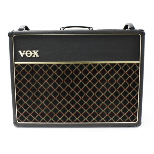 605 - Early 1970s Vox AC30 guitar amplifier, made in England, ser. no. 2xxx3, vib/trem channel requires at... 