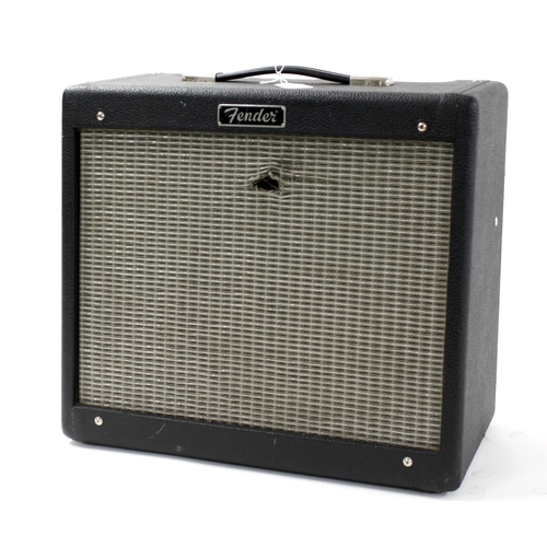 607 - Fender Blues-Junior guitar amplifier, made in Mexico