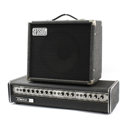 612 - Session Duette guitar amplifier; together with a Carlsbro Stingray Super amplifier head (2)... 