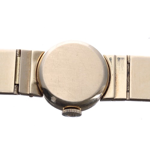 56 - Rolex Precision 18ct lady's wristwatch, ref. 585, circa 1960, signed silvered dial, 17 jewel movemen... 