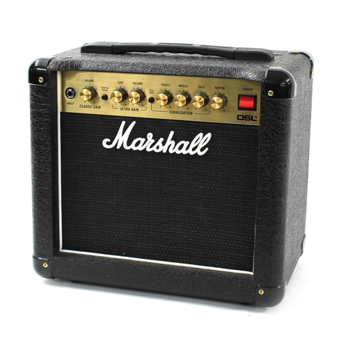 643 - Marshall DSL1 CR guitar amplifier, boxed with pedal