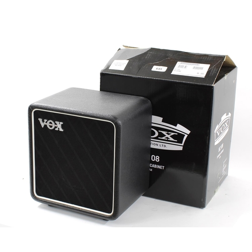 645 - Vox BC108 guitar amplifier speaker cabinet, boxed