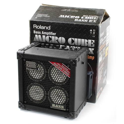 646 - Roland Microcube Bass RX guitar amplifier, boxed