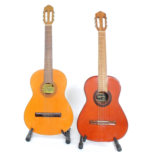 1345 - Raimundo Model 106 classical guitar, soft bag; together with a Giannini nylon string guitar (2)... 