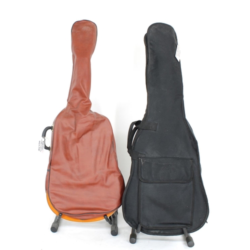 1345 - Raimundo Model 106 classical guitar, soft bag; together with a Giannini nylon string guitar (2)... 