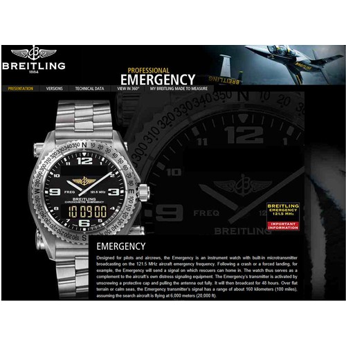 12 - The Andy Elson Collection of Breitling Watches - Orbiter 2-Two rare Breitling wristwatches presented... 