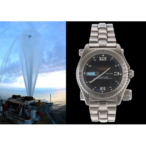 13 - The Andy Elson Collection of Breitling Watches - QuinetiQ1 Record Attempt-Breitling Chronometre Emer... 