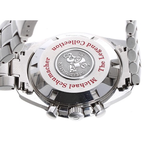 18 - Omega Speedmaster 'Michael Schumacher, The Legend Collection' Chronometer chronograph gentleman's br... 