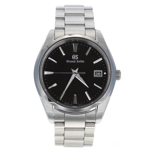 25 - Grand Seiko stainless steel gentleman's wristwatch, reference no. 9F85-0AC0, serial no. 9D0xxx, blac... 