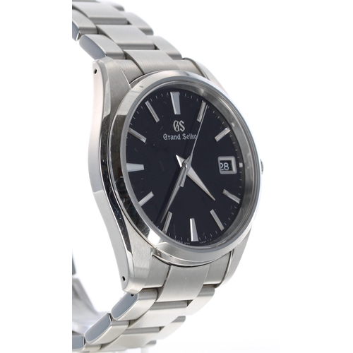 25 - Grand Seiko stainless steel gentleman's wristwatch, reference no. 9F85-0AC0, serial no. 9D0xxx, blac... 