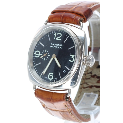 38 - Panerai Radiomir 18ct white gold automatic gentleman's wristwatch, reference no. OP 6540, serial no.... 