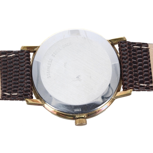 55 - Longines gold plated and stainless steel gentleman's wristwatch, ref. 1087, serial no. 531686xxx, ci... 