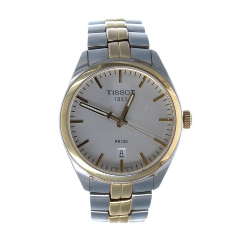 47 - Tissot 1853 PR 100 two-tone gentleman's wristwatch, quartz, 39mm