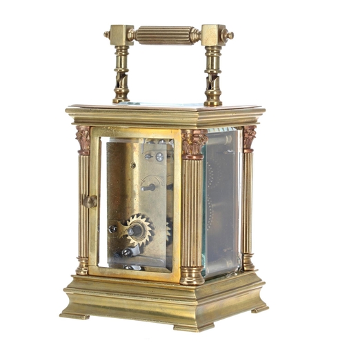 1211 - Mappin & Webb small carriage clock timepiece, the 1.5