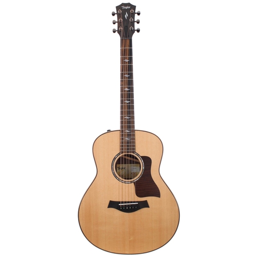 32 - 2021 Taylor GT811e Grand Theatre electro-acoustic guitar, made in USA, ser. no. 1xxxxxxxx2; Back and... 