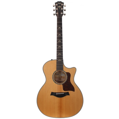 33 - 2021 Taylor 614ce Grand Auditorium electro-acoustic guitar with V bracing, made in USA, ser. no. 1xx... 