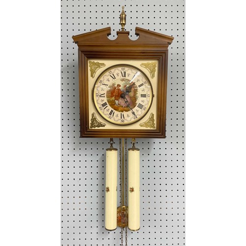 18 - West German E. Schmeckenbecher wall clock, the 6.5