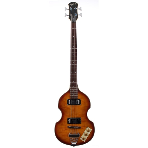 515 - David Rotheray (The Beautiful South) - owned and used 1999 Epiphone Viola bass guitar, made in Korea... 