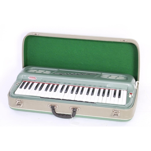 529 - David Rotheray (The Beautiful South) - 1950s Koestler Harmophone portable suitcase keyboard*Bought b... 