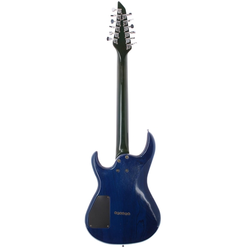 504 - Mike Pender (The Searchers) - 1990s Aria Pro II Aquanote twelve string electric guitar; Body: blue f... 