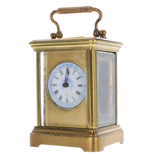1217 - Miniature carriage clock timepiece, the 1.25