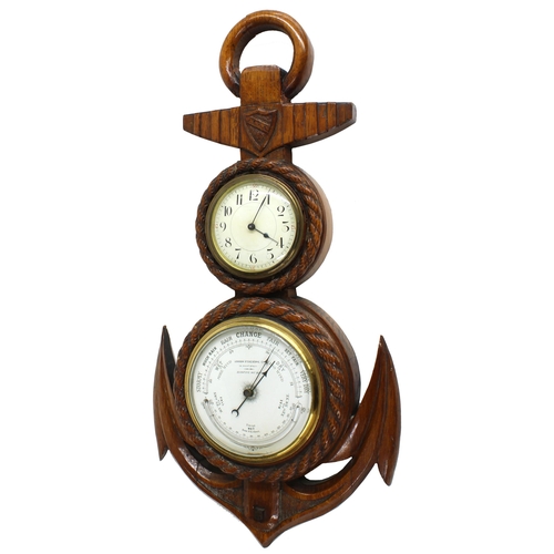 1006 - Marine inspired clock/barometer, the principal 5
