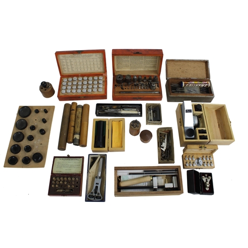 2127 - Large quantity of cased clock and watch tools