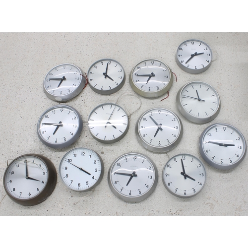 1120 - Thirteen various Synchronome slave dials (13)