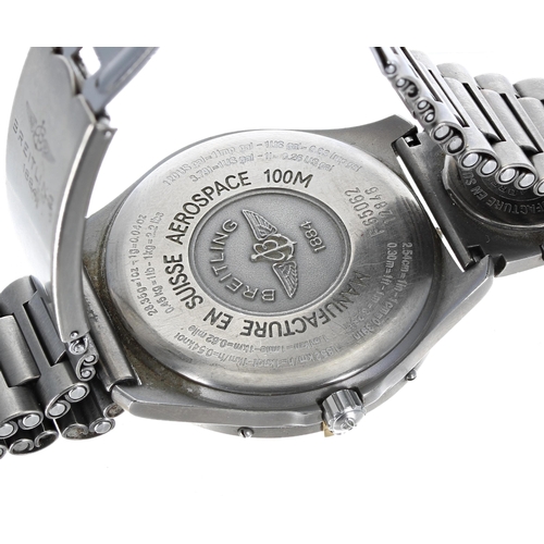 45 - Breitling Aerospace Repetition Minutes Multi-Function titanium gentleman's bracelet watch, reference... 