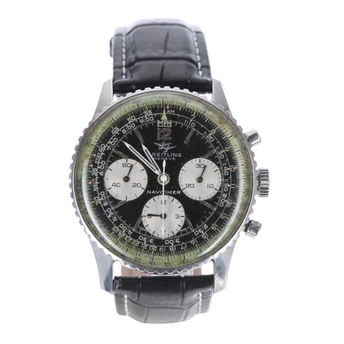 47 - Breitling Navitimer chronograph stainless steel gentleman's wristwatch, reference no. 806, serial no... 