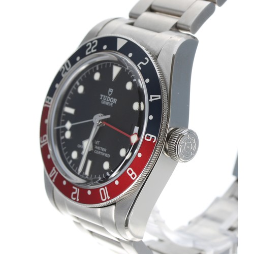 41 - Tudor Black Bay GMT automatic stainless steel gentleman's wristwatch, reference no. 79830RB, serial ... 