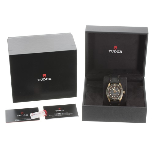 42 - Tudor Heritage Black Bay Bronze automatic gentleman's wristwatch, reference no. 79250BA, serial no. ... 