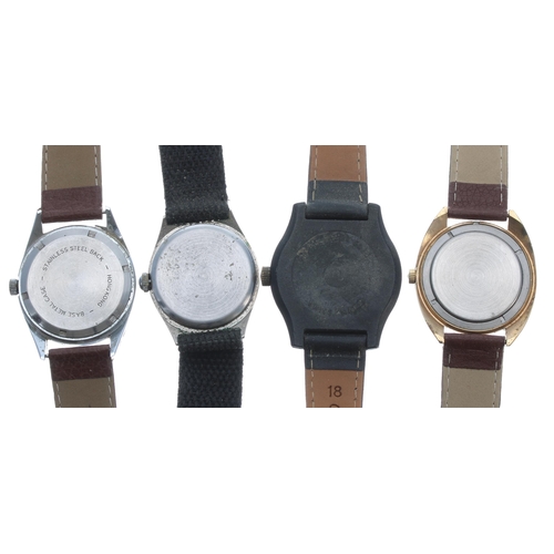 402 - Four gentleman's wristwatches to include Trafalgar Sport, Lucerne Super De Luxe, Citron Internationa... 