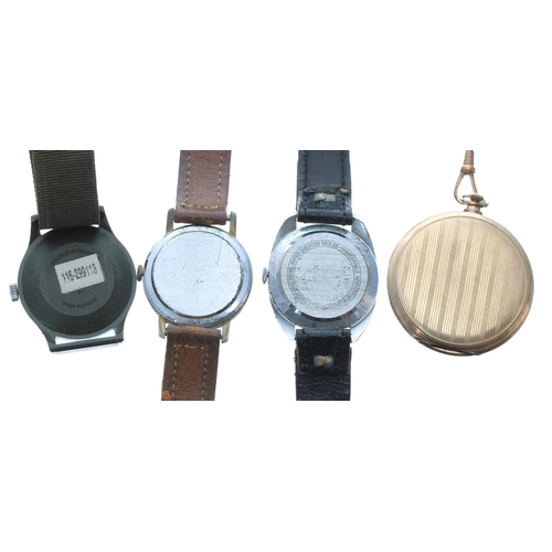 419 - Three gentleman's wristwatches to include Tara, Elroma, Timex (box, guarantee and insctructions); to... 