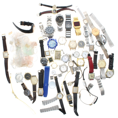453 - Quantity of various wristwatches principally for repair; together with a small quantity of wristwatc... 