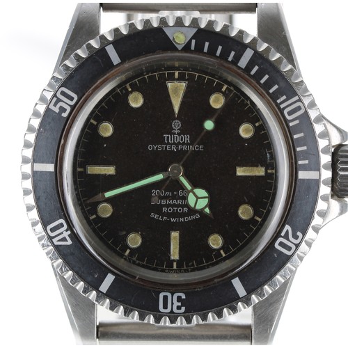 37 - Tudor Oyster-Prince Submariner Rotor Self-Winding stainless steel gentleman's wristwatch, reference ... 