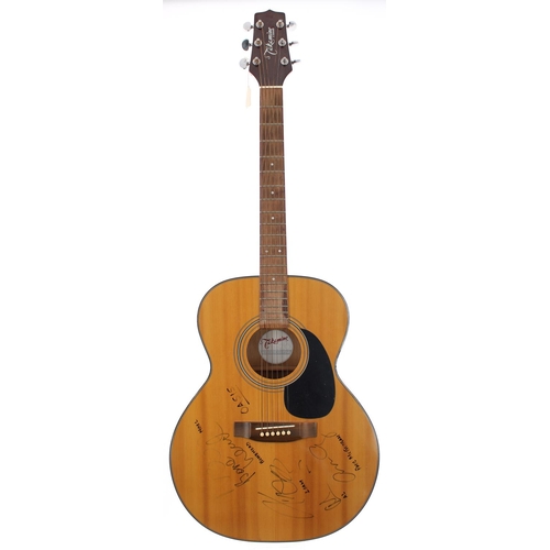 546 - Oasis - autographed Takamine G Series G230 acoustic guitar, signed by Liam Gallagher, Noel Gallagher... 