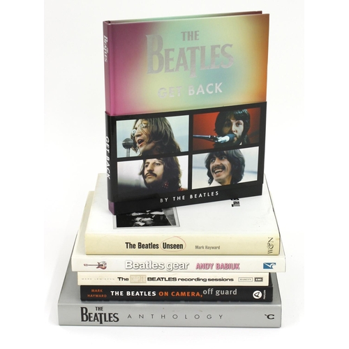 556 - The Beatles - six good Beatles related hardback books to include 'Anthology', Andy Babiuk's 'Beatles... 