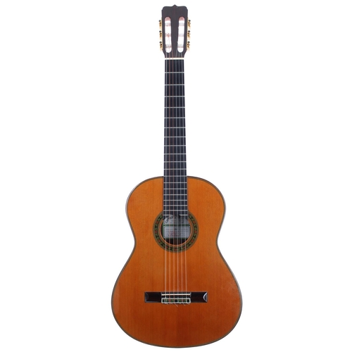 1220 - 2007 José Ramirez 125 Anos classical guitar, made in Spain; Back and sides: Indian rosewood; Top: na... 