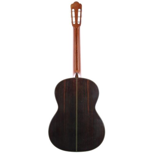 1226 - Asturias A-7 classical guitar, made in Japan; Back and sides: rosewood, scratches and dings; Top: na... 