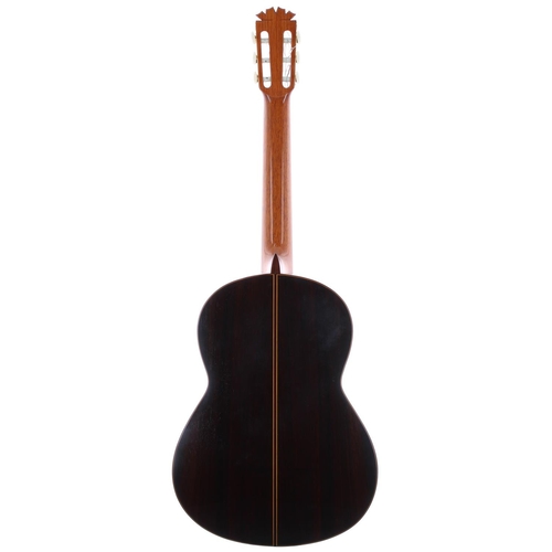 1229 - 1970 Felix Manzanero classical guitar, made in Spain; Back and sides: Indian rosewood; Top: natural;... 