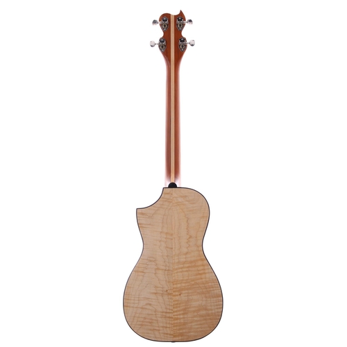 1231 - Zachary Taylor baritone ukulele; Back and sides: maple; Top: spruce decorated with hierography depic... 