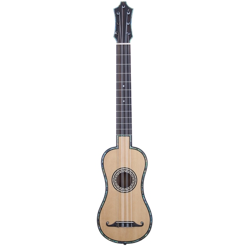 1233 - Zachary Taylor Chitarrino Renaissance guitar; Back and sides: acacia; Top: spruce; Fretboard: ebony;... 