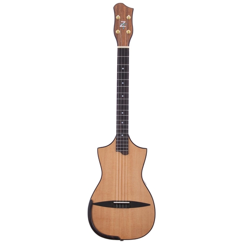 1237 - Zachary Taylor baritone super ukulele; Back and sides: acacia; Top: spruce; Neck: maple; Fretboard: ... 