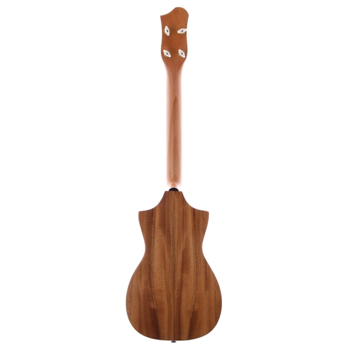 1237 - Zachary Taylor baritone super ukulele; Back and sides: acacia; Top: spruce; Neck: maple; Fretboard: ... 