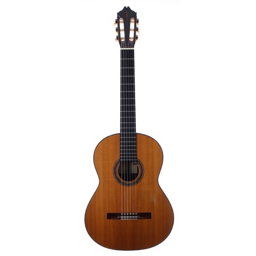 1238 - 1991 Michael Gee classical guitar, made in England; Back & sides: Indian rosewood; Top: spruce, ... 