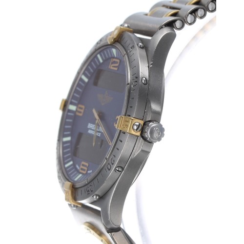 8 - The Andy Elson Breitling Collection - Orbiter 1-Breitling Aerospace titanium gentleman's wristwatch,... 