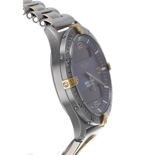 8 - The Andy Elson Breitling Collection - Orbiter 1-Breitling Aerospace titanium gentleman's wristwatch,... 